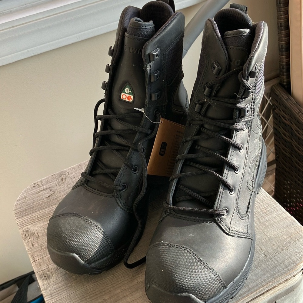 Brand new with box Redwings steel toe work boots.